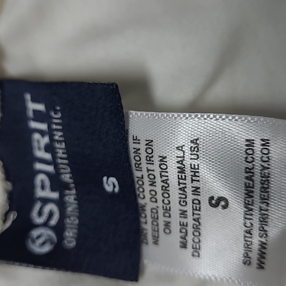 SPIRIT athletic shorts Ecru size Small NWOT - Picture 7 of 10